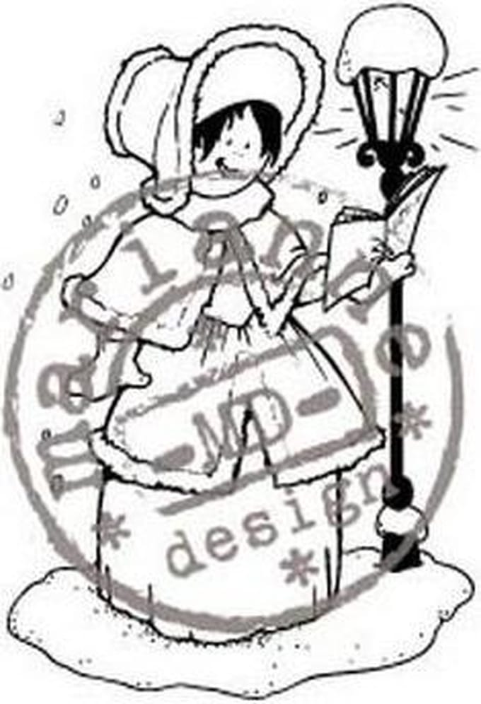 Marianne Design Hm9446 Clearstamp Caroler