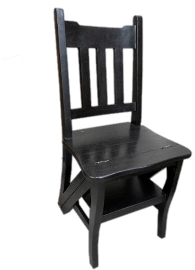 Ladder Stoel Zwart