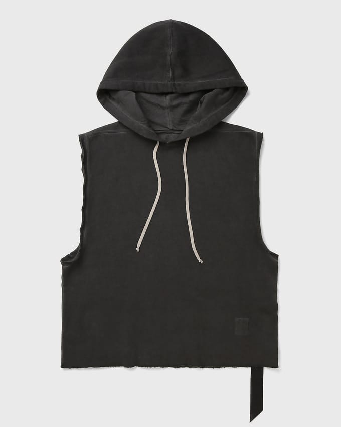 KNIT SWEAT TOP-HOODED TUNIC