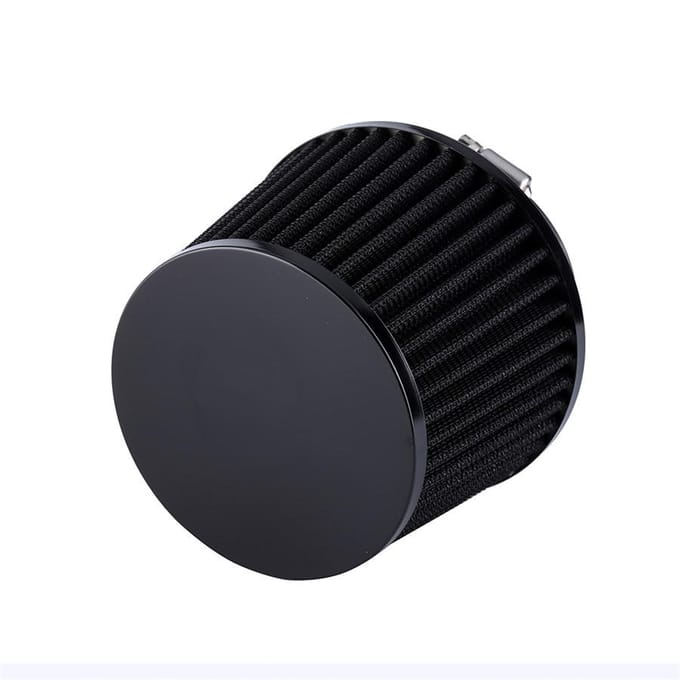 65mm/2.5'' Zwarte Motorfiets Luchtfilter Pod Rubber Adapter Hoge Koude Universeel 1x