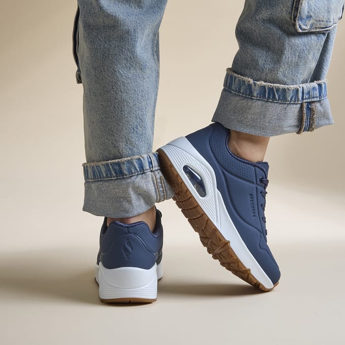 Skechers Skechers Uno Air Blitz sneakers blauw Synthetisch