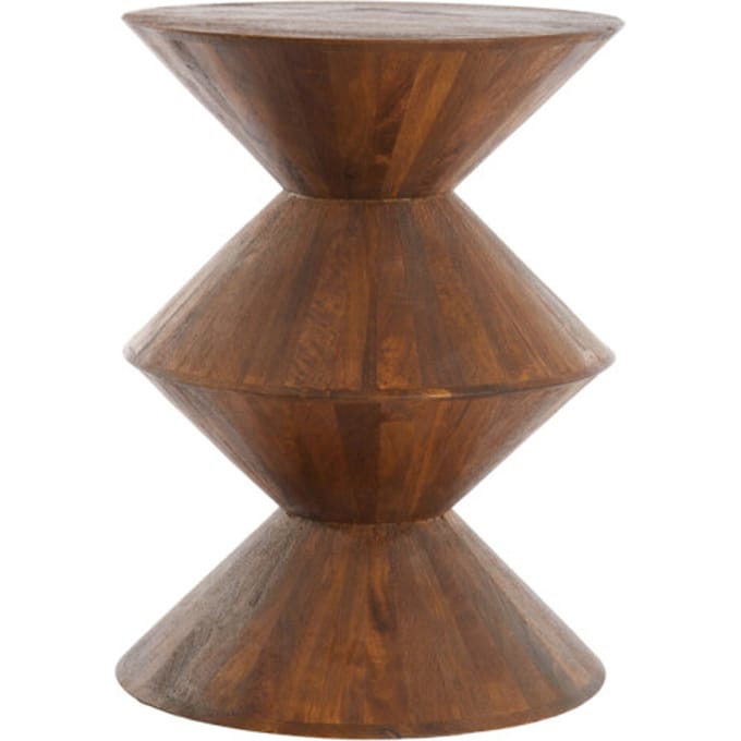 Light & Living Bijzettafel Larus - Hout - Ø45cm - Modern