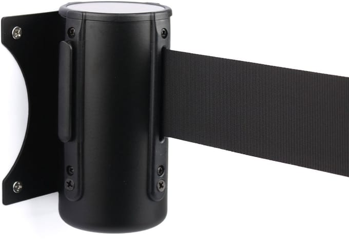 Wandsysteem met Trekband - Zwart -Zwart