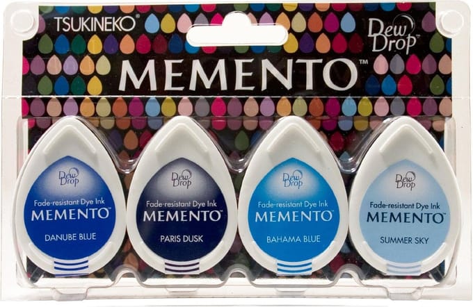 4 - pack memento dewdrops - Memento Tsukineko dew drop stempelkussens