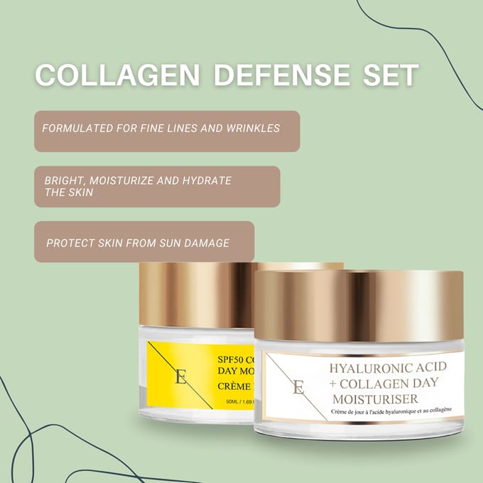 Marine Collagen SPF50 Dagcrème 50ml + Hyaluronzuur & Collageen Dagcrème 50ml