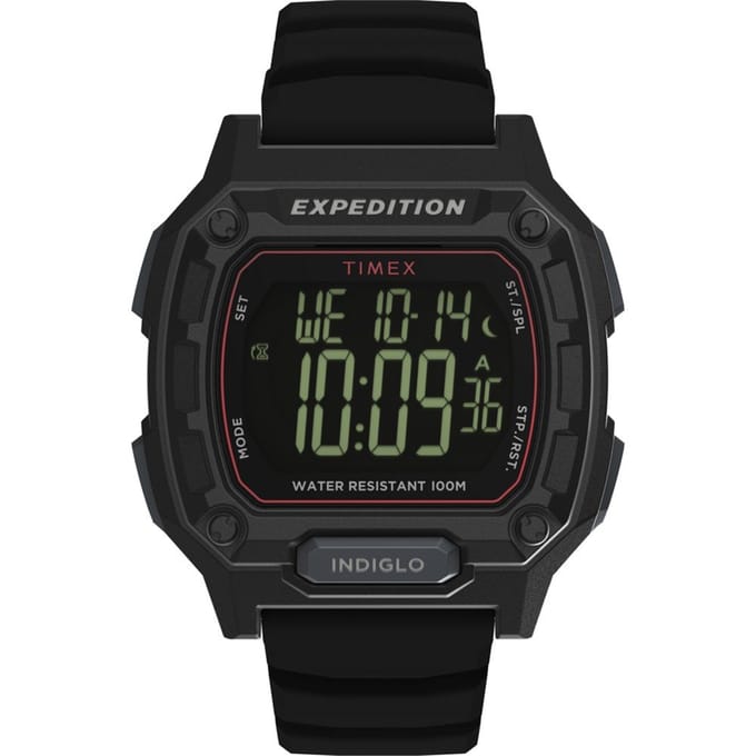 Timex Expedition North Ridge TW4B34400 Horloge - Siliconen - Zwart - Ø 43 mm