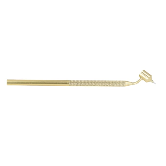 Fijnlijnpenseel Aluminium Multifunctionele Detailing Vloeibare Verf Applicator Pen 0.7mm 0.3mm white