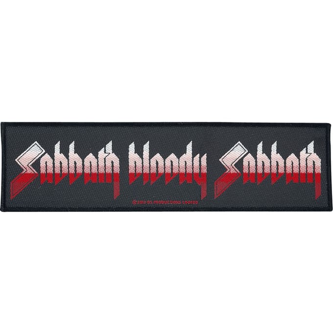 Black Sabbath Patch - Sabbath bloody sabbath - voor Geen - zwart-wit-rood