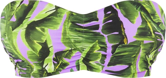 Freya  - Maat 65D - JUNGLE OASIS UW Bandeau Bikini Top - CASSIS - Vrouwen