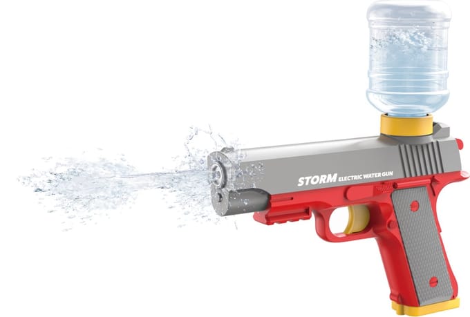 Waterblast - Electric - Waterpistol - Waterpistool - Storm - Red