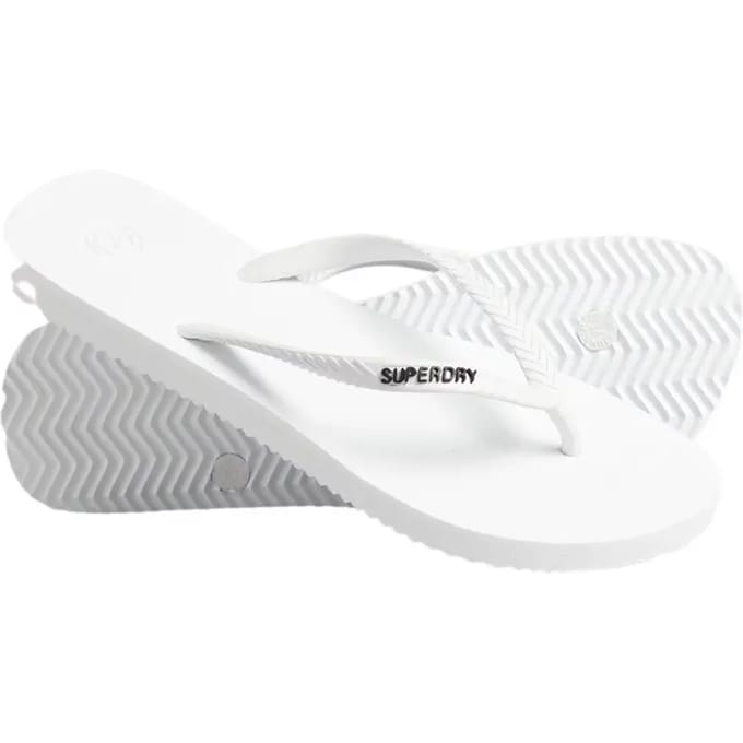 Superdry Vintage Classic Slippers Wit EU 40-41 Vrouw