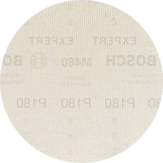 Bosch Accessories EXPERT M480 2608900675 Schuurnet voor excentrische schuurmachine Ongeperforeerd Korrelgrootte (num) 180 (Ø) 125 mm 5 stuk(s)