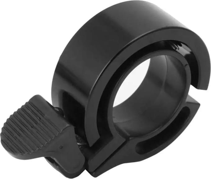LOUZIR Compacte Fietsbel - 15mm - Zwart