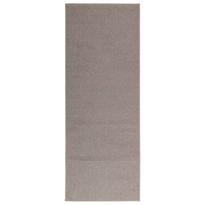 vidaXL - Binnen - kleed - LUGO - Crème - en - Taupe - 80 - x - 200 - cm - Polyester