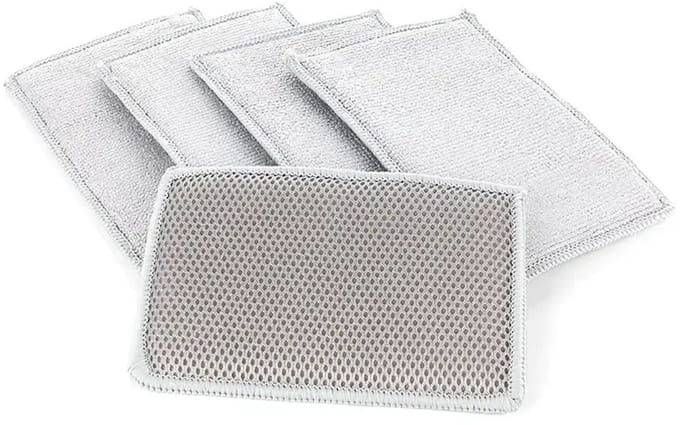 The Rag Company Bug Scrubber Pad - 5-pack Grijs