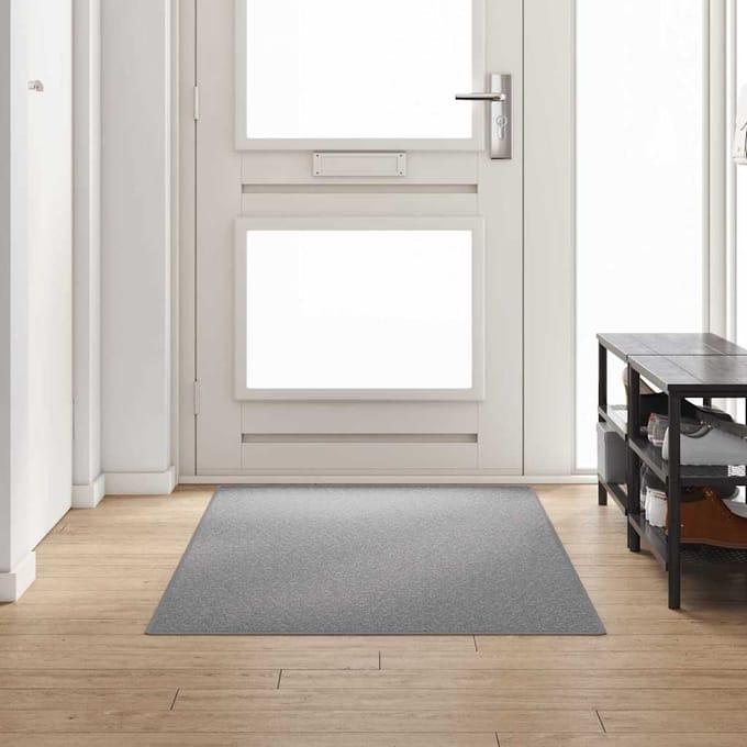 vidaXL - Tapijt - Loper - Lichtgrijs - 100 - x - 250 - cm - 100% - Polypropyleen