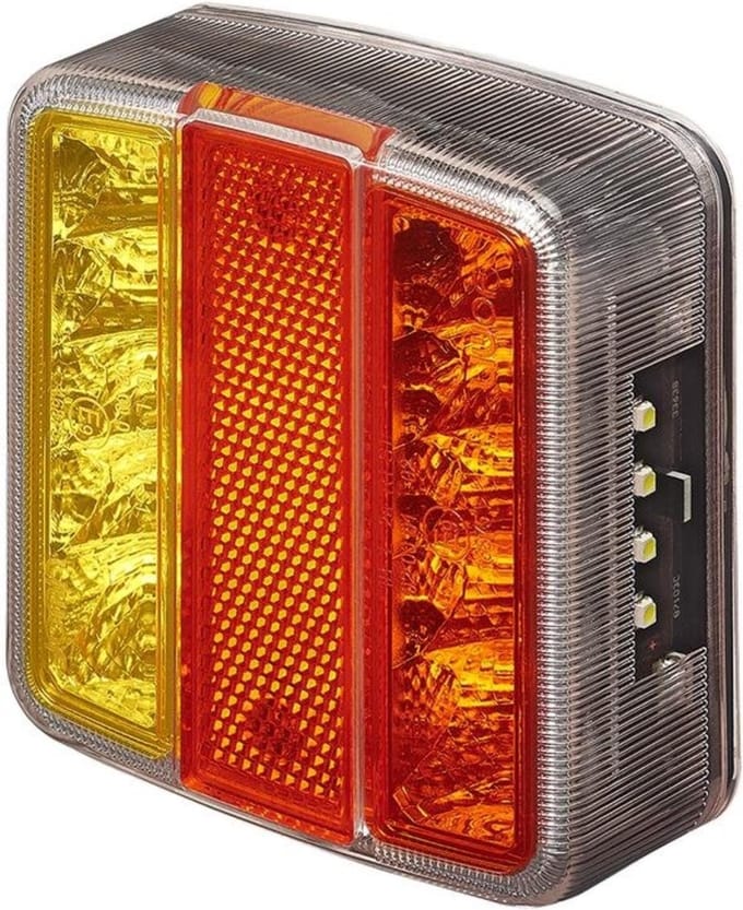 ProPlus Achterlicht aanhanger - 4 functies - 14-LED - waterdicht - 98 x 105 mm
