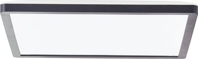 Brilliant Sorell Plafondlamp Led 18w Vierkant 30 X 30cm Zwart/wit