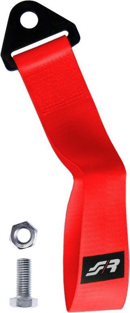 Simoni Racing Sleepoog-Gordel - Rood - max. 3000kg - Lengte 28cm