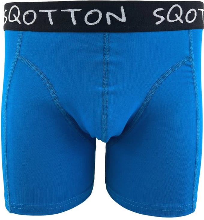 Boxershort - SQOTTON® - Basic - Aqua Blauw - Maat L