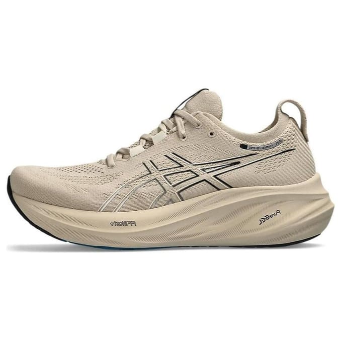 ASICS Gel Nimbus 26 Feather Grey Black Heren Sneakers Tan 1011B794-021 40.5 gray
