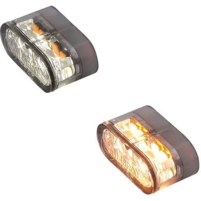 Motorfiets geleide richtingaanwijzers Highsider Little Star-MX PRO Module 2en1