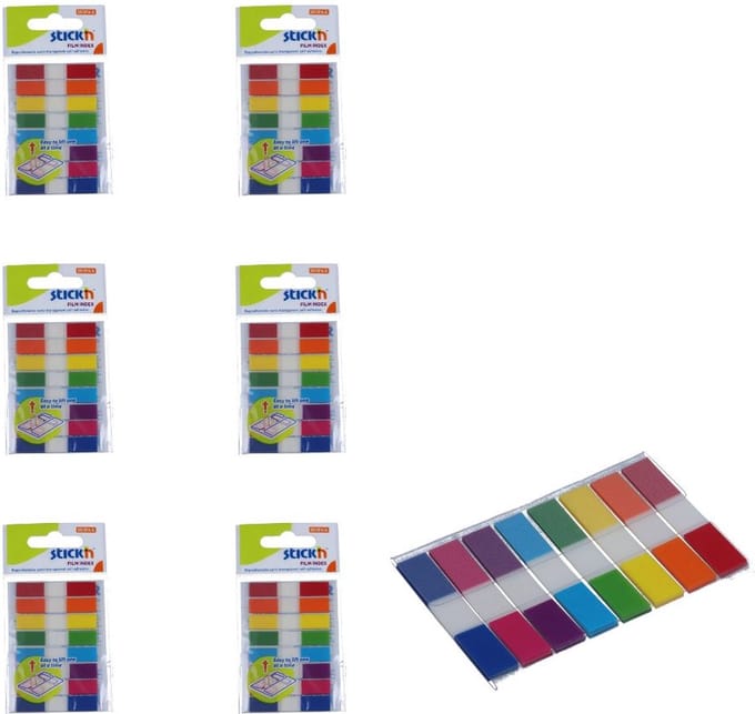 Stick'n Smalle Index tabs - 6-pack - 45x8mm - 960 sticky tabs bladwijzer