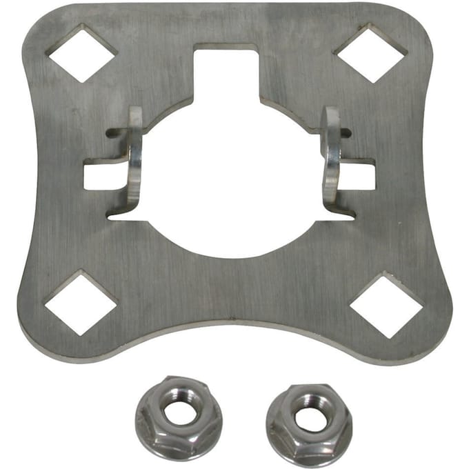 Dehn AP SR D50 4AE HVI V2A aansluitplaat voor steunbuizen - 819288