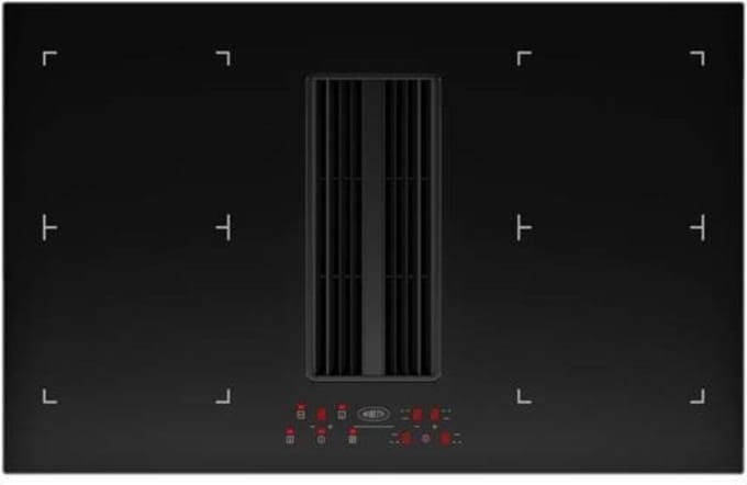 Boretti MLIH83 Inductiekookplaat met Afzuiging, 83 cm