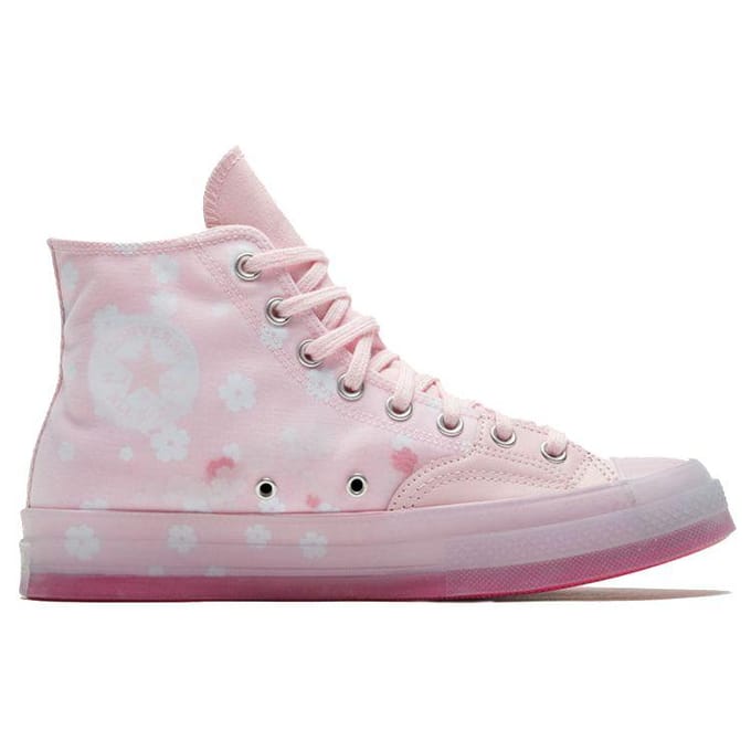 Converse Chuck 70 High Sakura Fleur de Cerisier Baskets Unisexe Rose Blanc 166752C 39 white