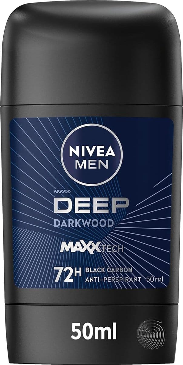 Nivea Men - Deodorant - Stick - Deep - Black Carbon - Dark Wood - 50ml