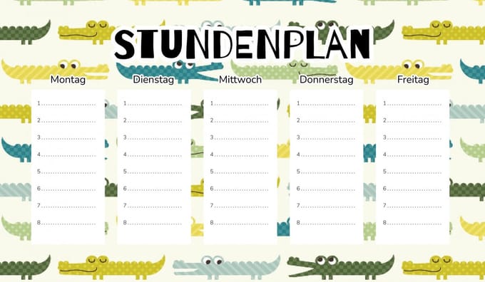 Wallvy Serie - Magnetische Lesrooster Planner - 30x17,5 cm - Drooguitwisbaar