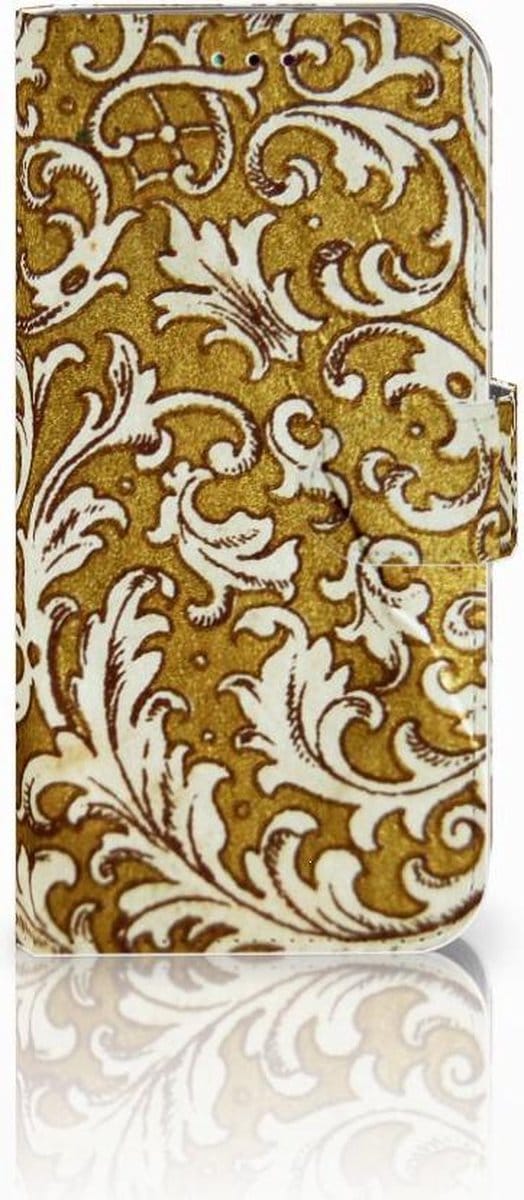 Wallet Case Samsung Galaxy A40 Barok Goud