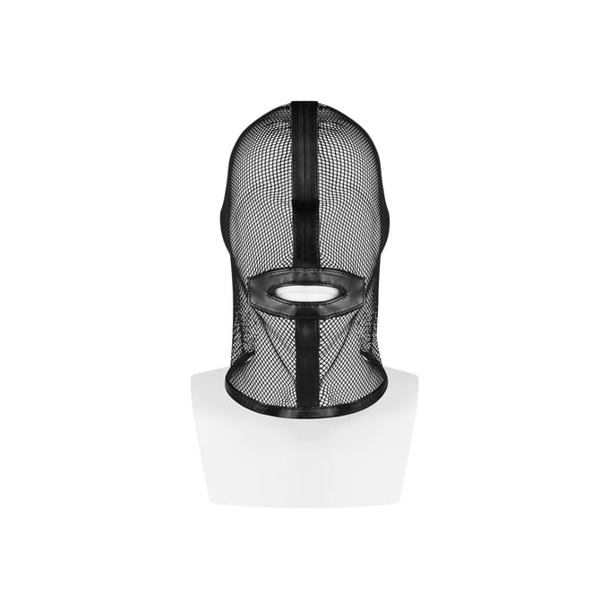EIS, masker, 'Hoofdmasker in mesh-design', nauwsluitend, met mondopening, zwart