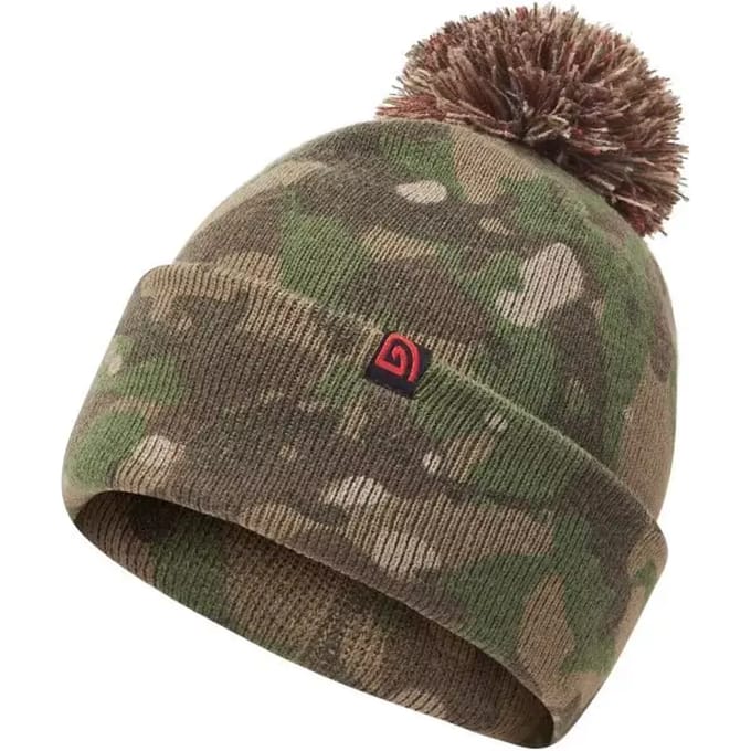 Camouflage pompon muts Trakker