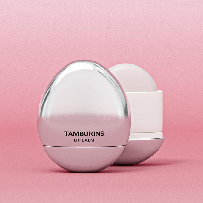 [TAMBURINS] Baume à lèvres aux œufs (SANS PARFUM) 5g white