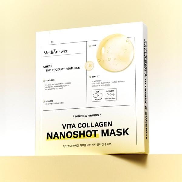 [MediAnswer] Vita Collageen Nanoshot Masker 37g*5EA beige