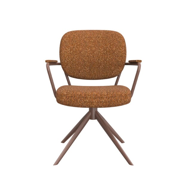 LABEL51 - Eetkamerstoel Basel - Rood - 64x61x89cm