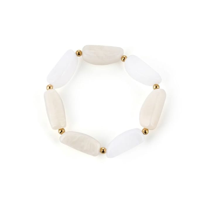 Michelle Bijou Armband kralen - Beige