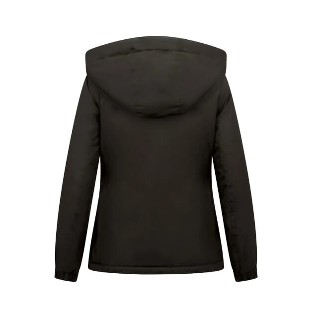 Winterjas Dames - Winterjas Dames Gewatteerd - Dames Jas - Slim Fit - 9621 - Zwarte Jas Dames