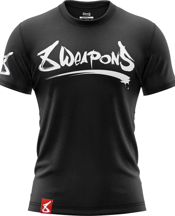 8 WEAPONS Muay Thai T-Shirt Unlimited Zwart - L