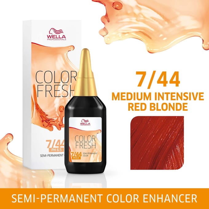 Wella Professionals Color Fresh 7/47 Medium Blond Roodbruin 75ml