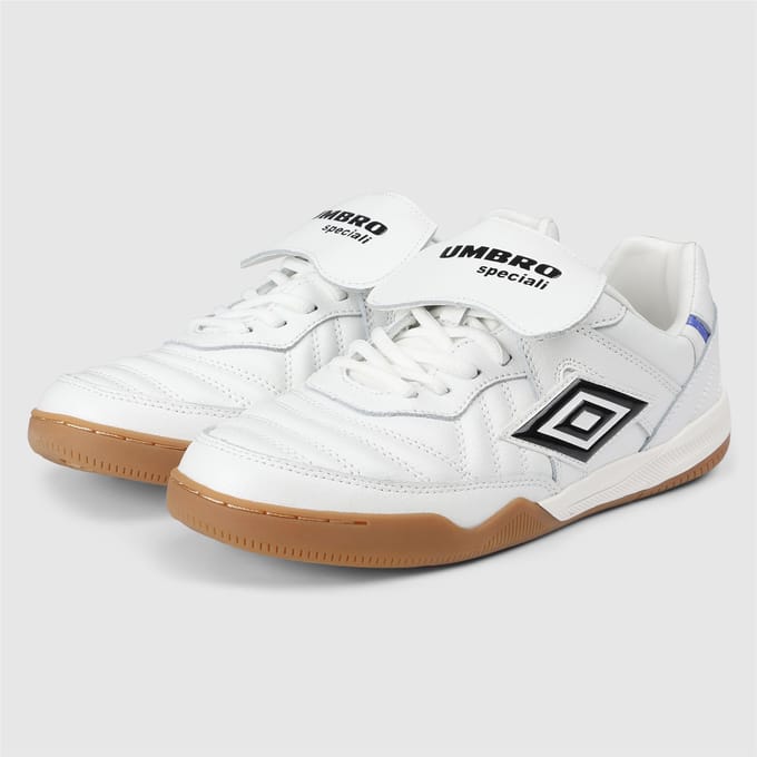 Umbro Speciali TR Leren Witte/Zwarte Sneakers