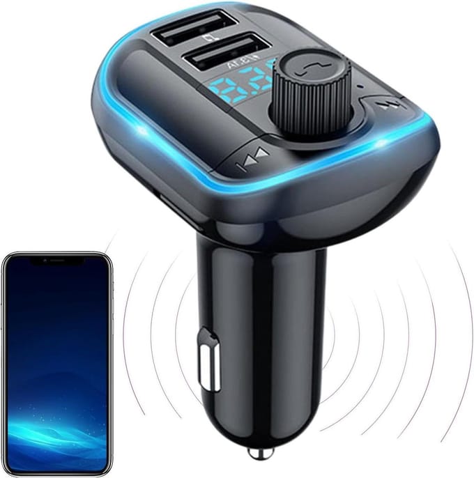 Draadloze Auto Ontvanger - FM Zender MP3 Speler - Muziek Afspelen Auto - Snelladen Dubbele USB