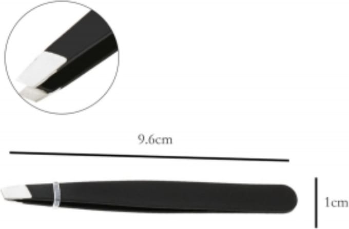 EM Milano Pincet - Epileer Pincet - Tweezer - Zwart
