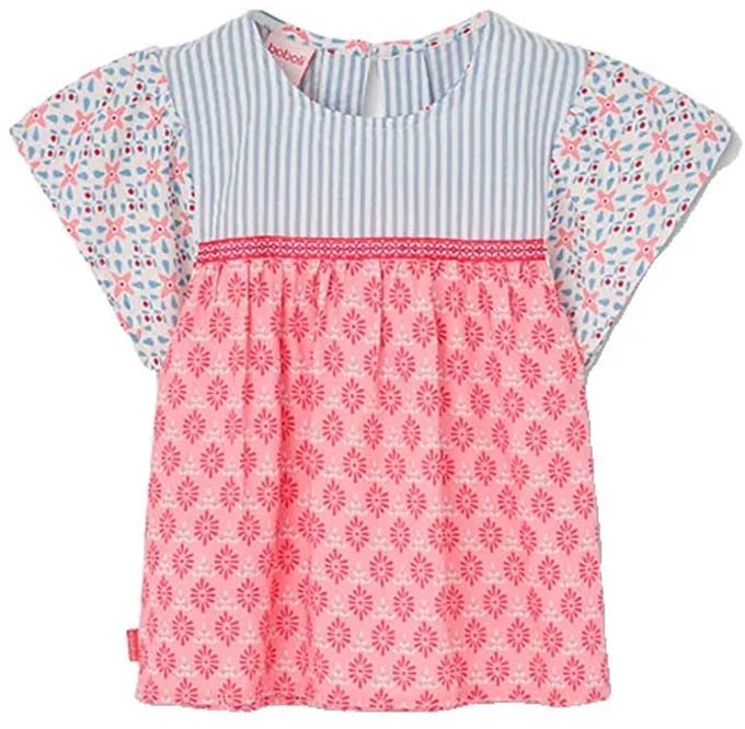 Boboli 303051 Blouse Met Korte Mouwen Roze 10 Years Meisje