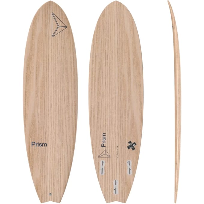 Surfplank Prism Surfboards Fish Paulownia Original Series FCS 2