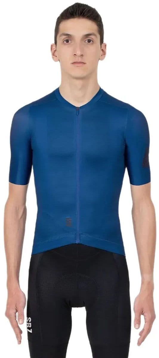 Suarez Solid 2.6 Korte Mouw Wielertrui Blauw M Man