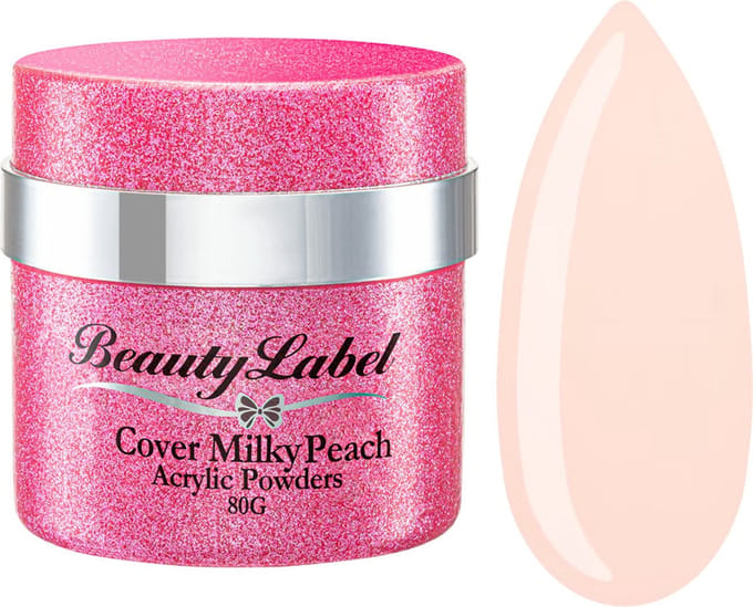 Beauty Label Acrylic Powders - Cover Milky Peach 80g