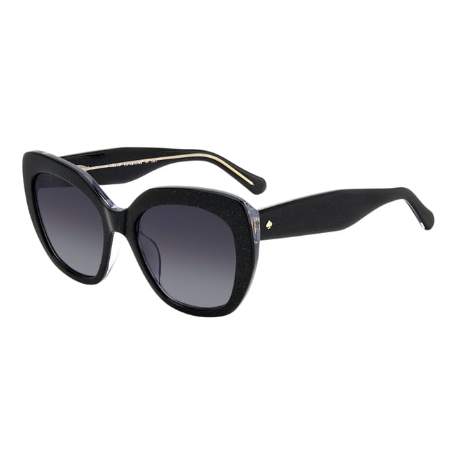 Kate Spade Winslet Zwarte Zonnebril